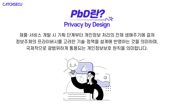 Pbd란_제품·서비스 개발 시 기획 단계부터 개인정보 처리의 전체 생애주기에 걸쳐 정보주체의 프라이버시를 고려한 기술·정책을 설계에 반영하는 것을 의미하며, 국제적으로 광범위하게 통용되는 개인정보보호 원칙